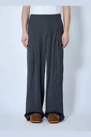 DRIES VAN NOTEN Crinkle Suit Pantalon - Homme Pantalons Grey Xl