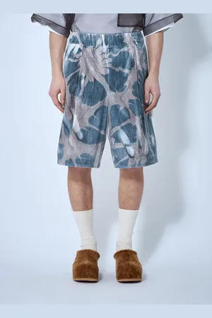DRIES VAN NOTEN Printed Cotton Shorts - Homme Shorts L