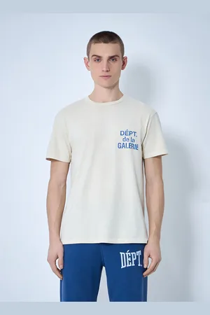 GALLERY DEPT. French Logo Print T-shirt - Homme T-shirts Cream S