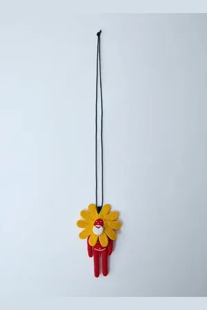 WALTER VAN BEIRENDONCK Flowerman Necklace - Homme Bijoux Yellow One Size