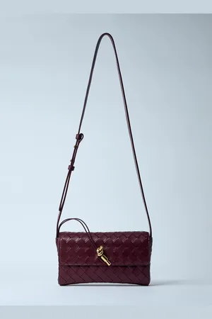 Bottega Veneta Crossbody Andiamo Sac - Femme Sacs À Épaule Burgundy One Size