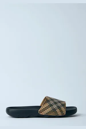 Burberry Check Dive Slides - Femme Claquettes Beige Eu - 36