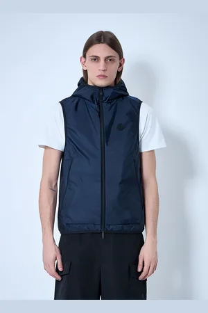 Moncler Moretan Hooded Vest - Homme Blousons Navy 2