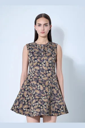 J.W.Anderson Printed Tea Dress - Femme Robes Uk - 08