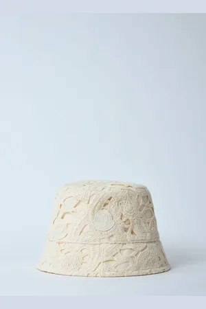 Moncler Logo Patch Bucket - Femme Chapeaux S