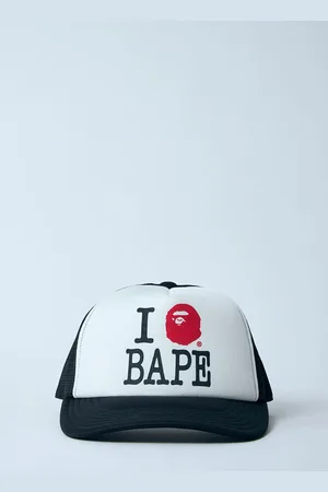 A Bathing Ape Logo Print Baseball Cap - Homme Chapeaux One Size