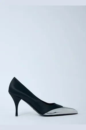 Prada Satin And Metallic Heeled Pumps - Femme Talons Eu - 40