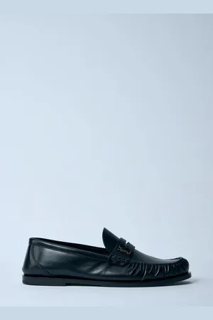 Saint Laurent Laurent Leather Loafers - Femme Mocassins Eu - 37
