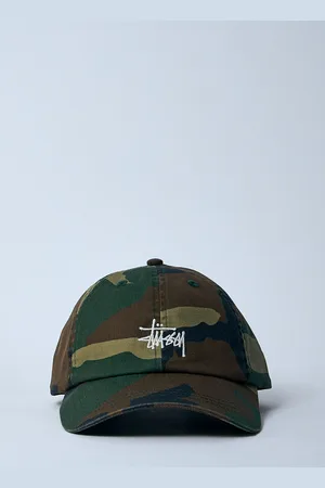 STUSSY Logo Motif Baseball Cap - Homme Chapeaux Green One Size