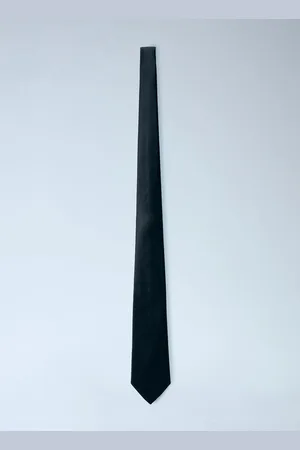 Saint Laurent Silk Satin Tie - Femme Echarpes S