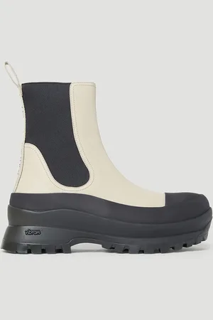 Stella McCartney Trace Alter Mat Ankle Bottes- Femme Bottines Et Bottes Beige Eu - 37