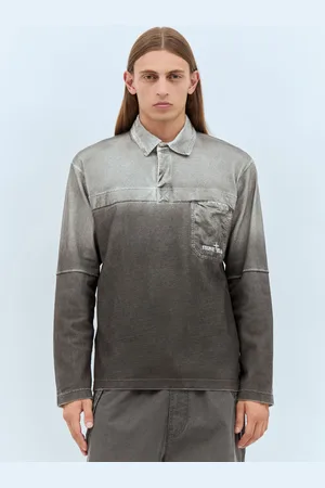 Stone Island Ombre Polo Chemise- Homme Polos Grey S