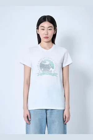 Saint Laurent Logo Motif T-shirt - Femme T-shirts Xs