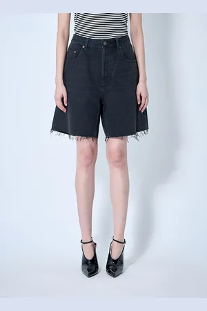 Saint Laurent Denim Shorts - Femme Shorts 26