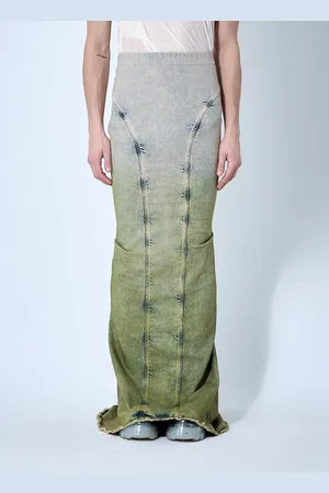 Moncler Acid Degrade Al Maxi Skirt - Shorts Green Eu - 38