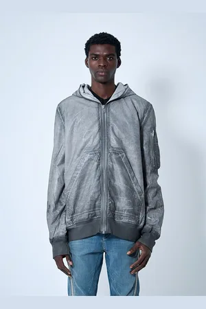 Rick Owens Gimp Fight Bomber Jacket - Homme Blousons Grey S