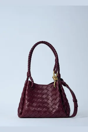 Bottega Veneta Small Parachute épaulesSac - Femme Pochettes Burgundy One Size