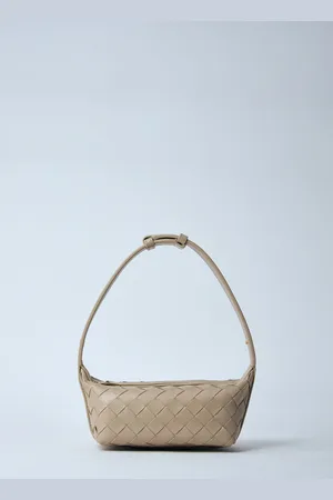 Bottega Veneta Mini Wallace Sac à main- Femme Sacs À Main Beige One Size