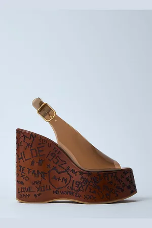 Chloé Maxime Wedge Sandales- Femme Talons Eu - 37