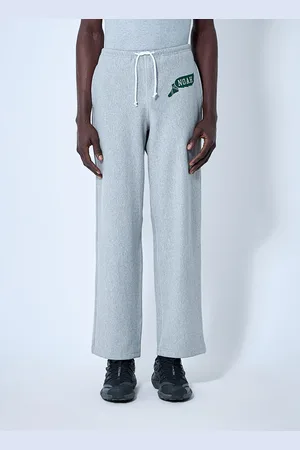 Noah NYC Logo Motif Track Pantalon - Homme Pantalons De Survêtement Grey S