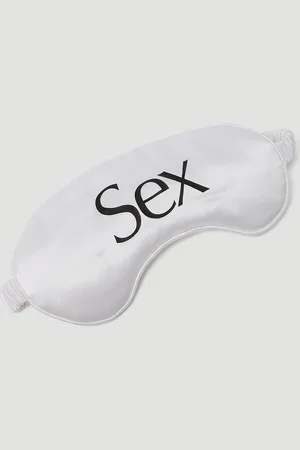 More Joy Sex Print Silk Eye Mask - Face & Body One Size