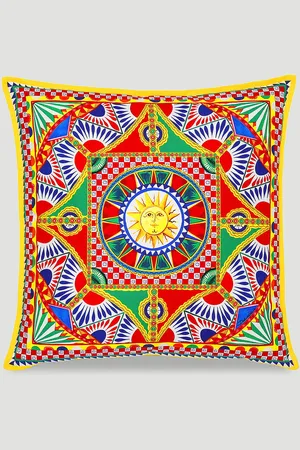 Dolce & Gabbana Canvas Cushion Medium - Textiles Multicoloured One Size