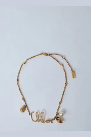 Chloé Logo Motif Necklace - Femme Bijoux One Size
