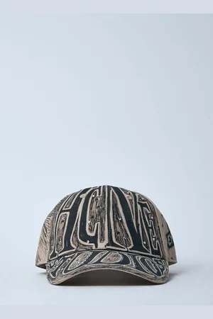 Acne Studios Logo Motif Baseball Cap - Chapeaux Beige One Size