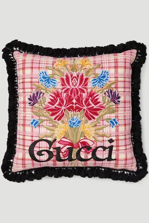 Gucci Bouquet Square Cushion - Textiles One Size