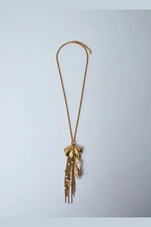 Chloé Shell Pendant Necklace - Femme Bijoux One Size