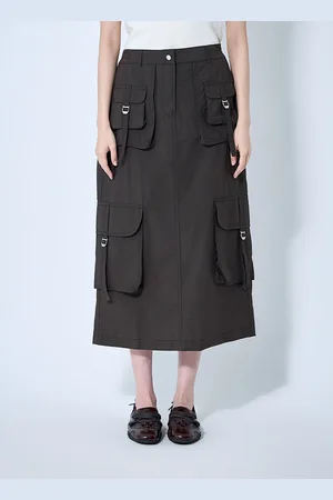 Acne Studios Cargo Skirt - Femme Jupes Grey Fr - 38
