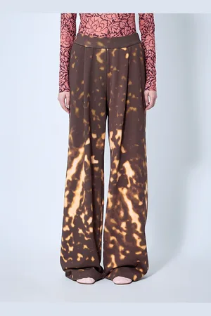 DRIES VAN NOTEN Tie-dye Track Pantalon - Femme Pantalons Xs
