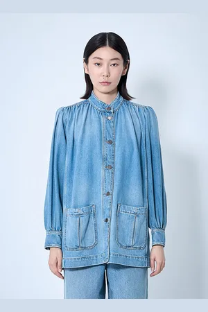 Chloé Denim Chemise- Femme Blousons Fr - 38