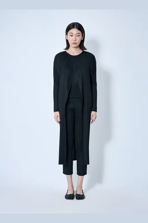 PLEATS PLEASE ISSEY MIYAKE Pleated Chemise- Femme Manteaux 2