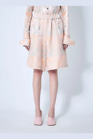 DRIES VAN NOTEN Jacquared Shorts - Femme Shorts Xs