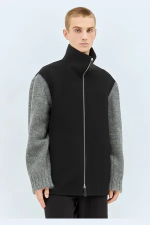 Jil Sander Knit-sleeves Wool Jacket - Homme Blousons Eu - 48