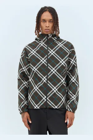 Burberry Reversible Check Jacket - Homme Blousons Grey M