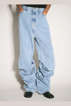 Y / PROJECT Evergreen Draped Cuff Jeans - Denim 30