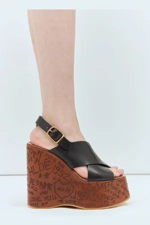 Chloé Maxime Wedge Sandal - Femme Sandales Eu - 38