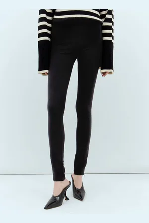 Totême Zip Cuff Leggings - Femme Leggings Xs