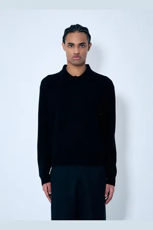 Saint Laurent Wool Polo Chemise- Homme Polos L
