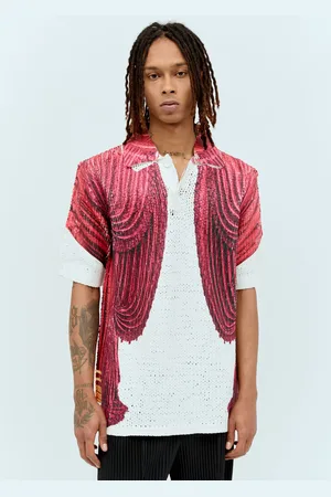 Comme des Garçons Printed Knit Chemise- Homme Polos 3