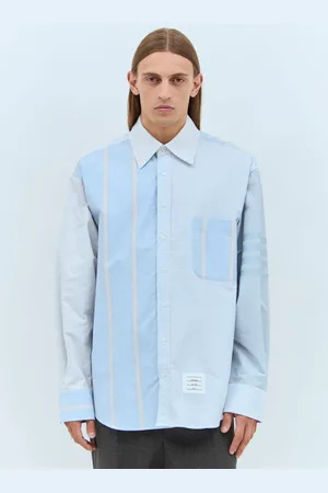 Thom Browne Thom Brune Contrast Stripe Chemise- Homme Chemises Light 2
