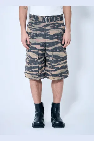 Jil Sander Belted Camo Shorts - Homme Shorts Eu - 50