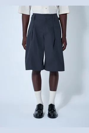 LEMAIRE Pleated Bermuda Shorts - Homme Shorts Grey It - 46