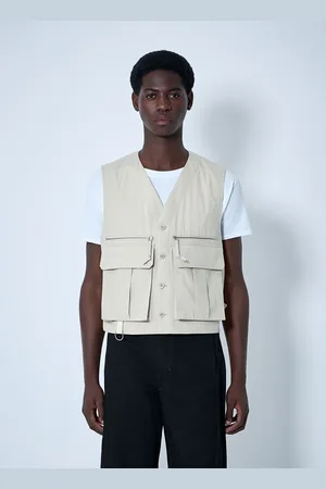 LEMAIRE Technical Gilet - Homme Hauts Beige It - 46