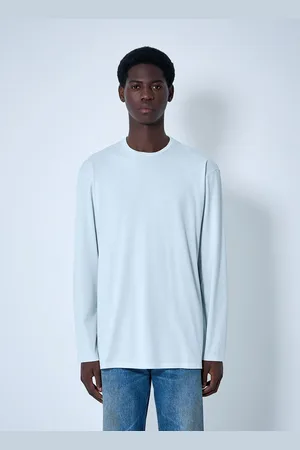 RIER Cotton Longues Manchese T-shirt - Homme T-shirts Grey M