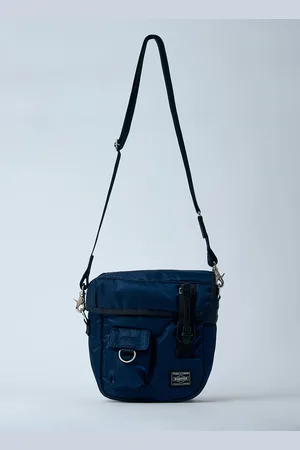 Comme des Garçons Logo Print Crossbody Sac - Homme Sacoches Navy One Size