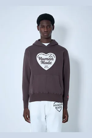 HUMAN MADE Logo Motif Hooded Sweatshirt - Homme Sweatshirts S