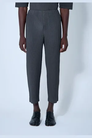 Issey Miyake Pleated Pantalon - Homme Pantalons Grey 1